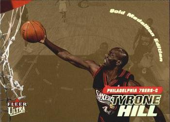 2000-01 Ultra - Gold Medallion #186G Tyrone Hill Front