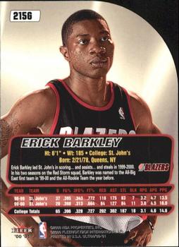 2000-01 Ultra - Gold Medallion #215G Erick Barkley Back