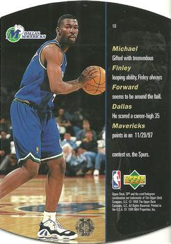 1997-98 SPx #10 Michael Finley Back