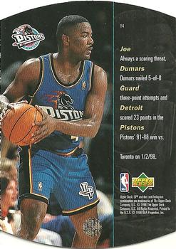 1997-98 SPx #14 Joe Dumars Back