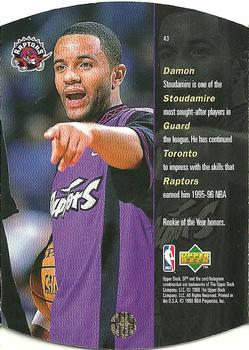 1997-98 SPx #43 Damon Stoudamire Back