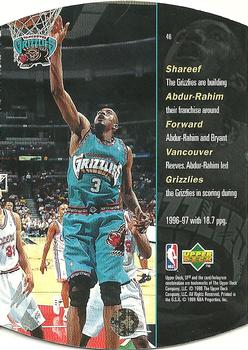 1997-98 SPx #46 Shareef Abdur-Rahim Back