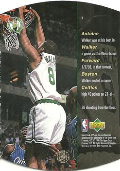 1997-98 SPx #4 Antoine Walker Back