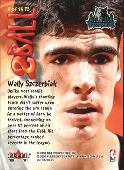 2000-01 Ultra - Two Ball #8 TB Wally Szczerbiak Back