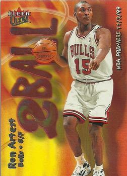 2000-01 Ultra - Two Ball #9 TB Ron Artest Front