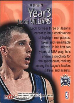 2000-01 Ultra - Year 3 #8 YT Jason Williams Back