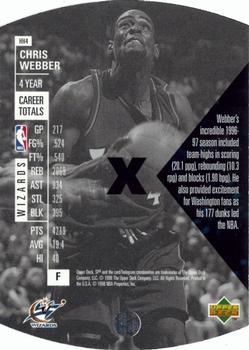 1997-98 SPx - Hardcourt Holoview #HH4 Chris Webber Back