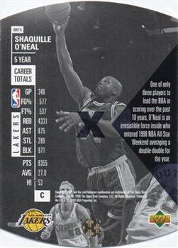1997-98 SPx - Hardcourt Holoview #HH14 Shaquille O'Neal Back