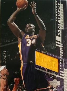 2000-01 Upper Deck - UD Game Jerseys (Series One) #SO-C Shaquille O'Neal Front