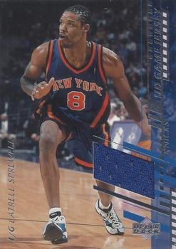 2000-01 Upper Deck - UD Game Jerseys (Series Two) #LS-C Latrell Sprewell Front