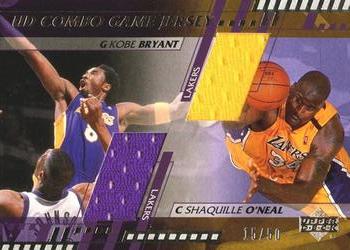 2000-01 Upper Deck - UD Combo Game Jerseys (Series One) #KB/SO Kobe Bryant / Shaquille O'Neal Front