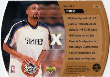 1997-98 SPx - NBA Pro-Motion #PM5 Grant Hill Back