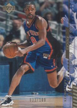 2000-01 Upper Deck - UD Exclusives Gold #111 Latrell Sprewell Front