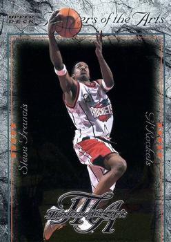 2000-01 Upper Deck - Masters of the Arts #MA6 Steve Francis Front