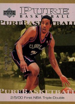 2000-01 Upper Deck - Pure Basketball #PB2 Andre Miller Front