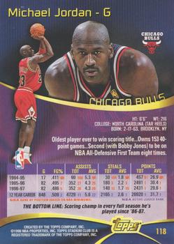 1997-98 Stadium Club #118 Michael Jordan Back