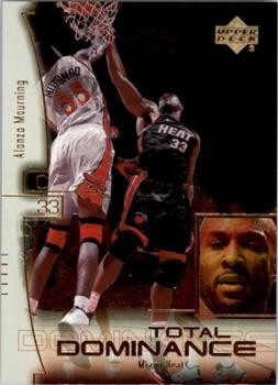 2000-01 Upper Deck - Total Dominance #TD14 Alonzo Mourning Front