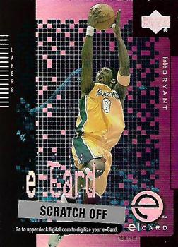 2000-01 Upper Deck - e-Cards (Series Two) #EC1 Kobe Bryant Front