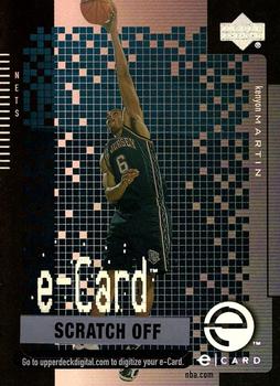 2000-01 Upper Deck - e-Cards (Series Two) #EC3 Kenyon Martin Front