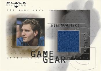 2000-01 Upper Deck Black Diamond - Game Gear #DN Dirk Nowitzki Front