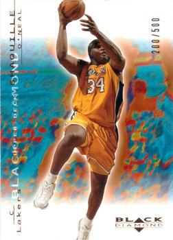 2000-01 Upper Deck Black Diamond - Gold #39 Shaquille O'Neal Front