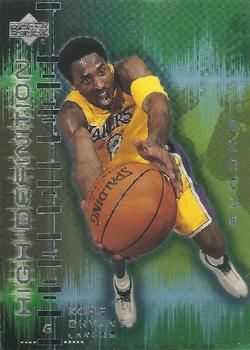 2000-01 Upper Deck Encore - High Definition #HD5 Kobe Bryant Front