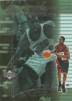 2000-01 Upper Deck Encore - Encore Performers #EP3 Gary Payton Front