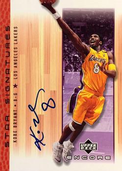 2000-01 Upper Deck Encore - Star Signatures #KB Kobe Bryant Front