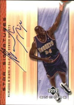 2000-01 Upper Deck Encore - Star Signatures #MN Mamadou N'Diaye Front
