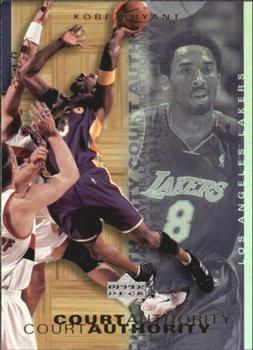 2000-01 Upper Deck Hardcourt - Court Authority #CA1 Kobe Bryant Front
