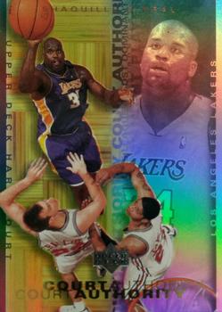 2000-01 Upper Deck Hardcourt - Court Authority #CA8 Shaquille O'Neal Front