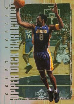 2000-01 Upper Deck Hardcourt - Court Forces #C8 Kobe Bryant Front