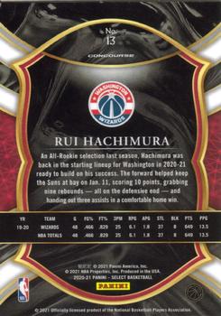 2020-21 Panini Select #13 Rui Hachimura Back