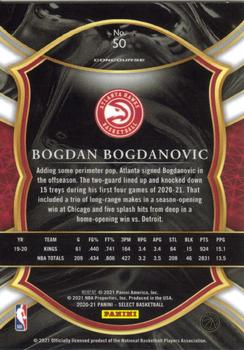 2020-21 Panini Select #50 Bogdan Bogdanovic Back