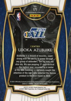 2020-21 Panini Select #171 Udoka Azubuike Back