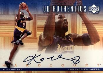 2000-01 Upper Deck Hardcourt - UD Authentics #KB Kobe Bryant Front