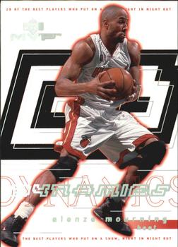 2000-01 Upper Deck MVP - Dynamics #D10 Alonzo Mourning Front
