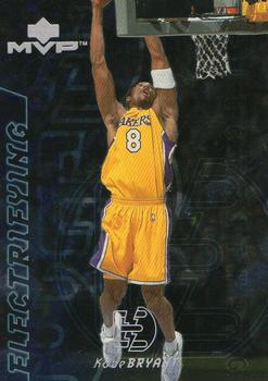 2000-01 Upper Deck MVP - Electrifying #E8 Kobe Bryant Front