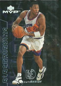 2000-01 Upper Deck MVP - Electrifying #E9 Shawn Marion Front