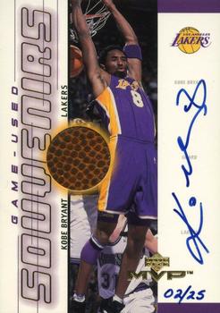 2000-01 Upper Deck MVP - Game-Used Souvenirs Autographs #KB-SA Kobe Bryant Front