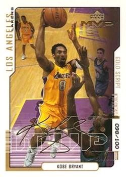 2000-01 Upper Deck MVP - Gold Script #77 Kobe Bryant Front