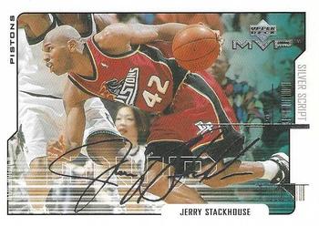 2000-01 Upper Deck MVP - Silver Script #48 Jerry Stackhouse Front
