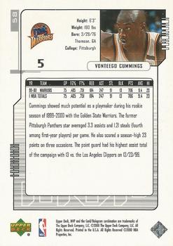 2000-01 Upper Deck MVP - Silver Script #58 Vonteego Cummings Back