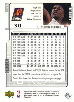 2000-01 Upper Deck MVP - Silver Script #135 Clifford Robinson Back