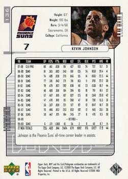 2000-01 Upper Deck MVP - Silver Script #136 Kevin Johnson Back