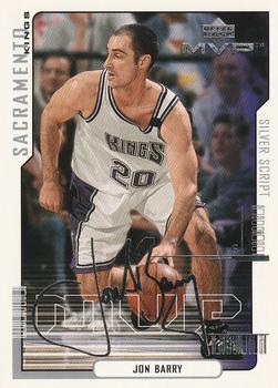 2000-01 Upper Deck MVP - Silver Script #151 Jon Barry Front