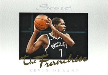 2020-21 Panini Instant NBA Score The Franchise #F2 Kevin Durant Front