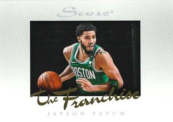 2020-21 Panini Instant NBA Score The Franchise #F6 Jayson Tatum Front