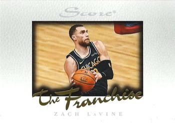 2020-21 Panini Instant NBA Score The Franchise #F8 Zach LaVine Front