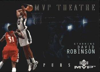 2000-01 Upper Deck MVP - MVP Theatre #M10 David Robinson Front